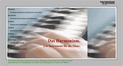 Desktop Screenshot of harmonium-werkstatt.de